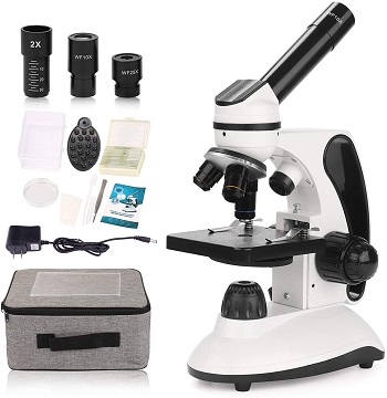 Lab Compound Monocular Microscope 40X-2000X for Beginner