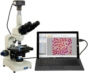 OMAX M8311Z-PHC2-C180U3 Trinocular Compound Microscope